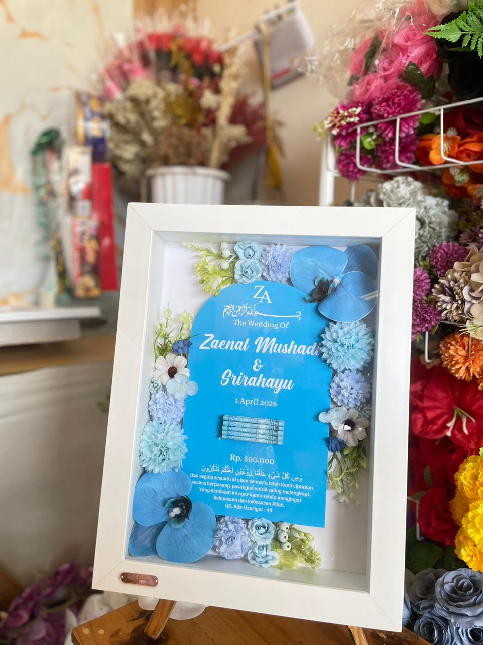 Mahar Frame Fiber + Print Kertas Foto 25x35