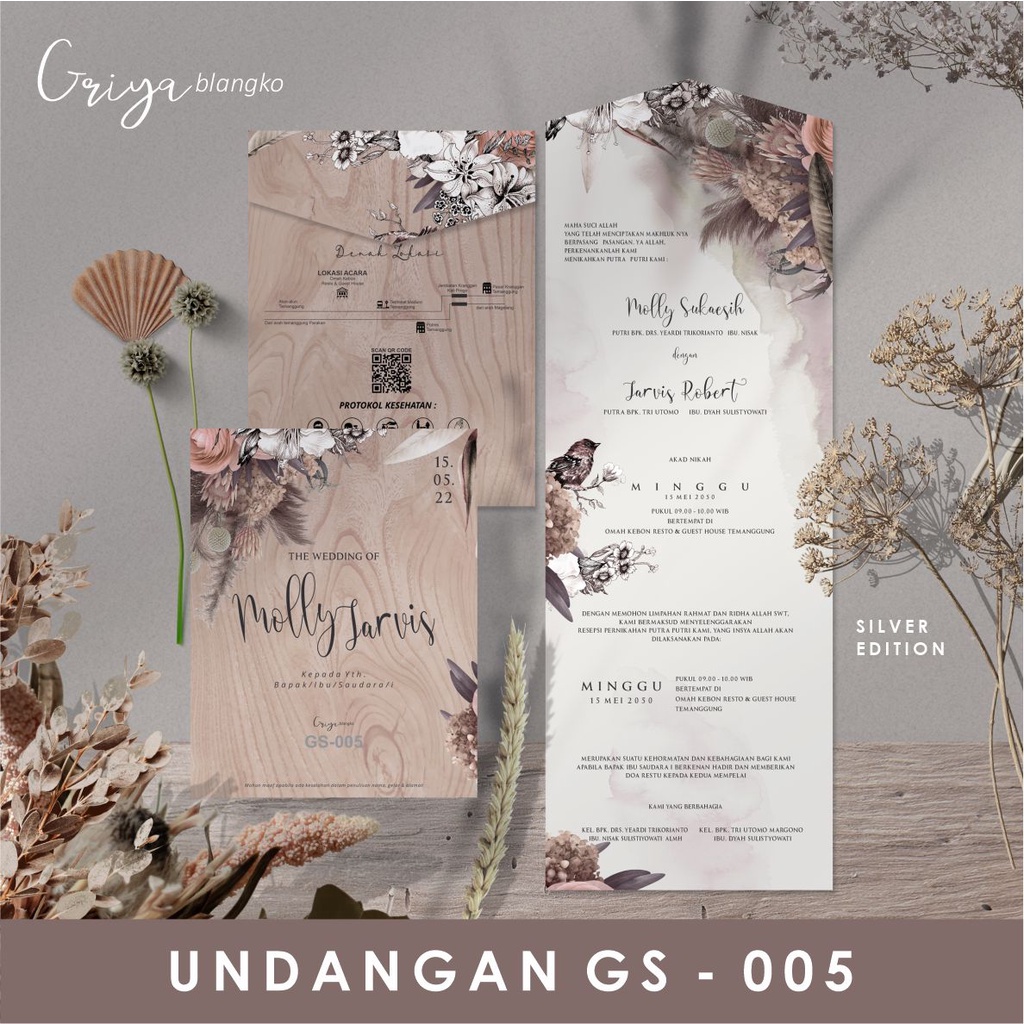 Undangan Griya Silver GS 005