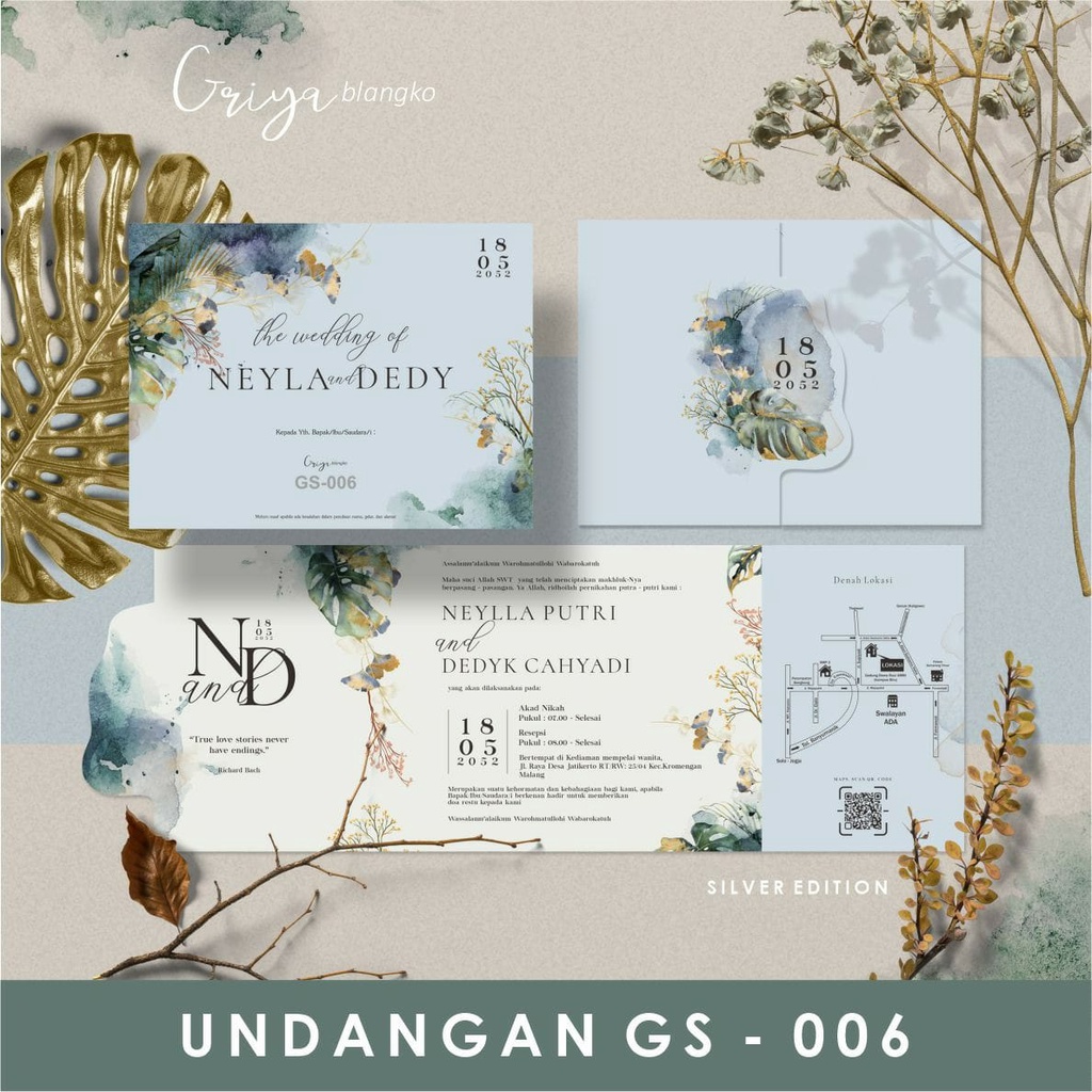 Undangan Griya Silver GS 006