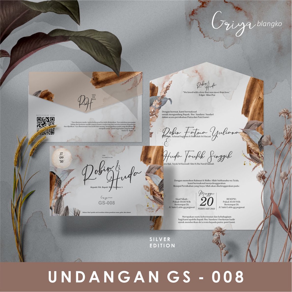 Undangan Griya Silver GS 008