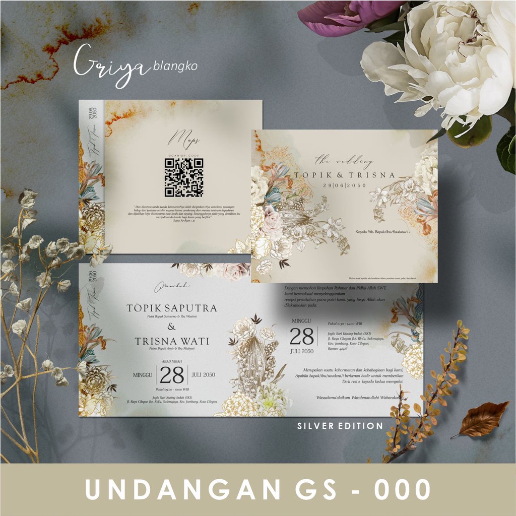 Undangan Griya Silver  GS 000