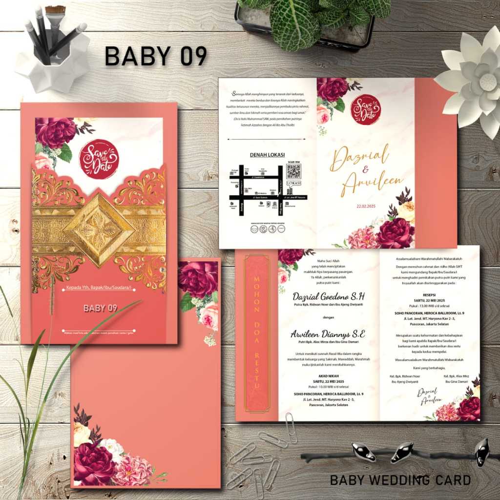 Undangan Hard Cover Baby 09