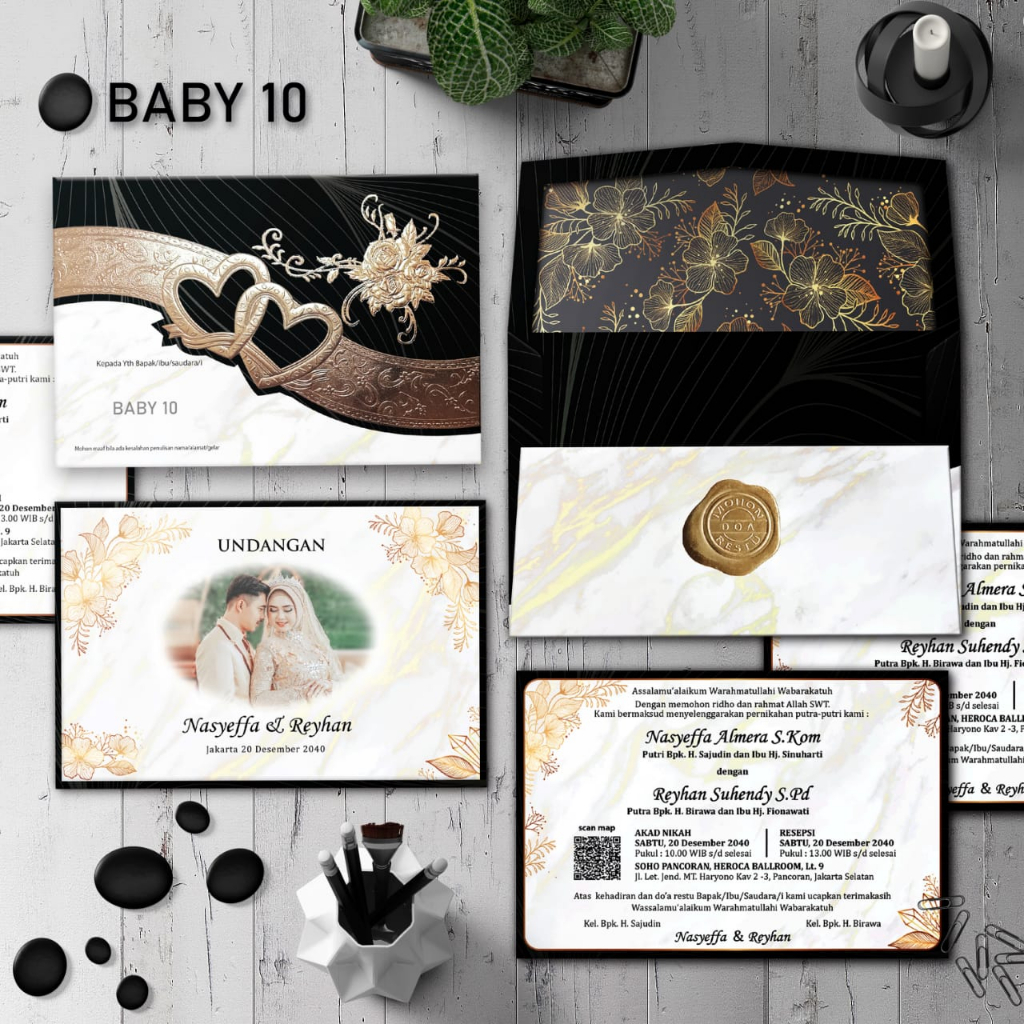Undangan Hard Cover Baby 010