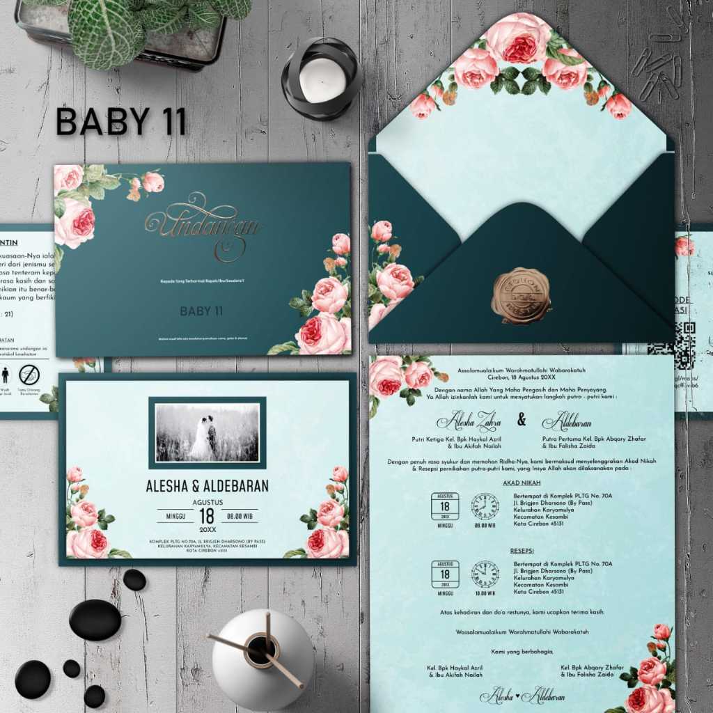 Undangan Hard Cover Baby 011