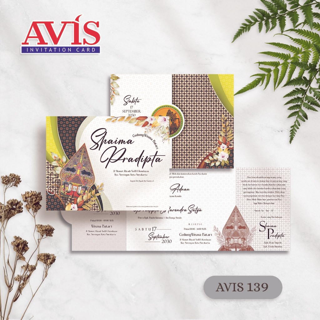 Undangan Avis 139