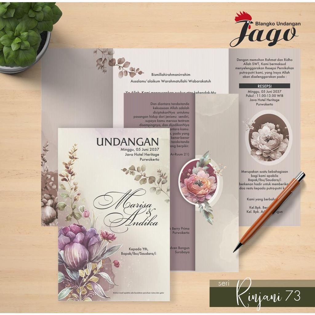 Undangan Jago 73