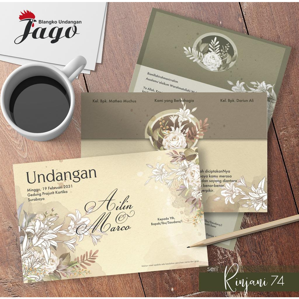 Undangan Jago 74