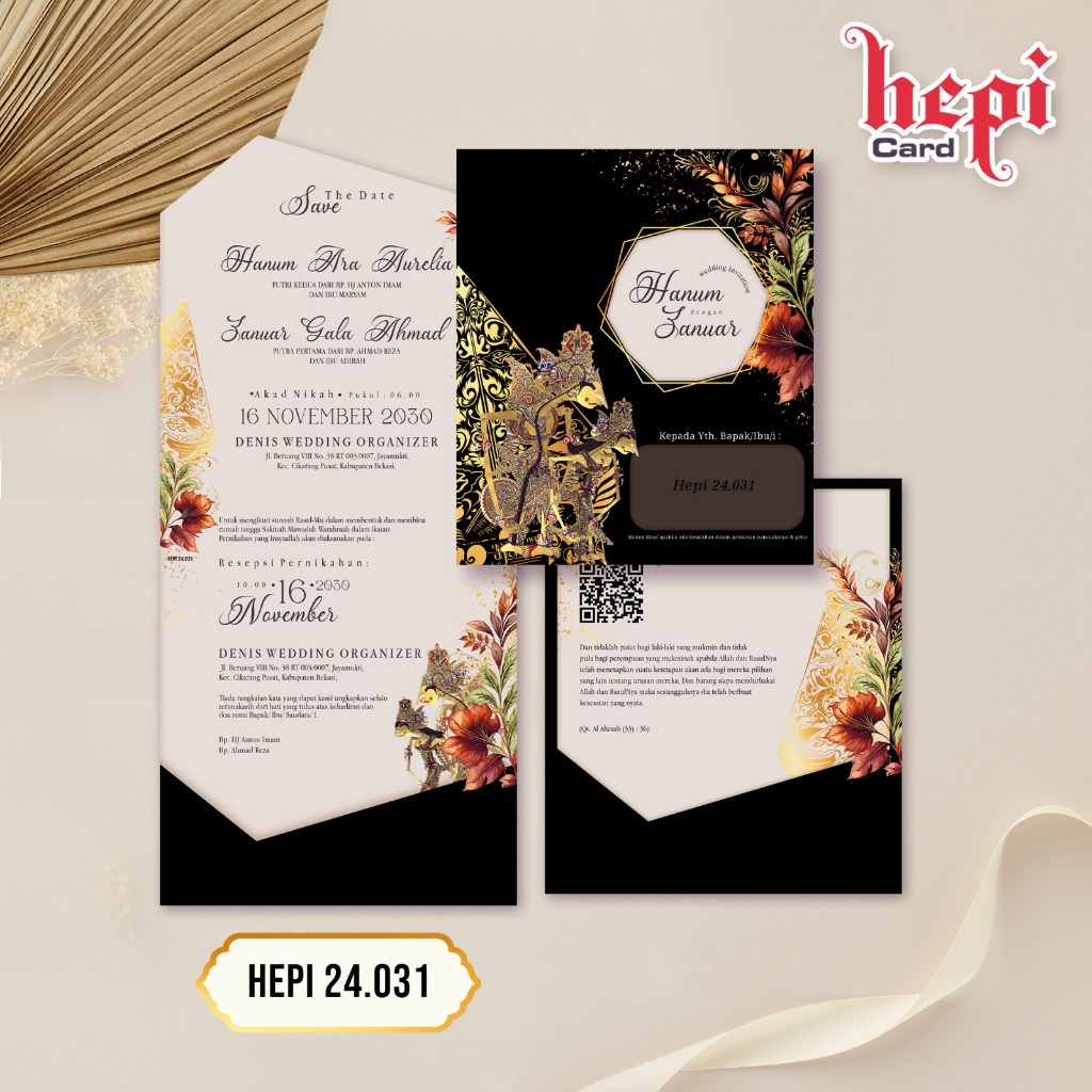 Undangan Hepi Card 24.031