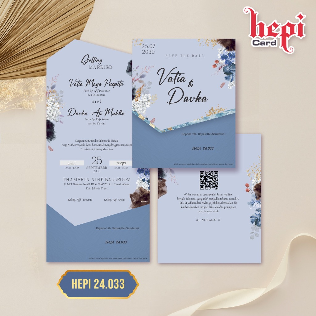 Undangan Hepi Card 24.033